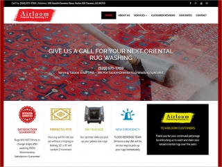 Airloom Oriental Rug Washing Co. | Affordable Web Portfolio