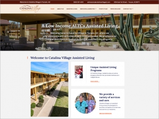 Catalina Village Assisted Living - Tucson AZ | Affordable Web Portfolio